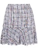 summer boucle mini skirt