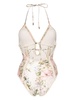 Zimmermann Floral Print One Piece Swimsuit