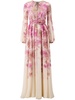 Saint-Rémy silk maxi dress