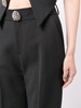 crystal-embellished cut-out tailored trousers