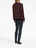 Lydia cherry plaid jacket