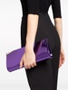 Armide metallic clutch bag