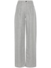 Peran mélange straight trousers