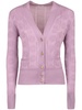 Emblem jacquard silk-blend cardigan