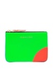 Super Fluo leather pouch