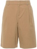 tailored cotton shorts