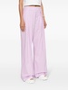 pleated palazzo trousers