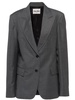 Grisaille single-breasted blazer