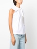 drawstring cotton tank top