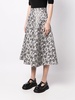 Konstantin floral-embroidered skirt