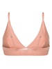 Triangle fine-ribbed bra