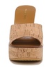 Paulita 120mm cork wedge mules