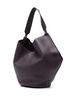 medium Lotus leather tote bag