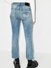 mid-rise flared jeans