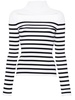 Striped jumper sailor top