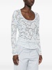 Seraph floral-lace top