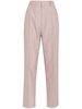 virgin wool straight-leg trousers