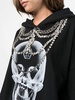 X-Ray crystal-embellished hoodie