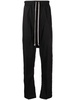 drawstring cotton track pants