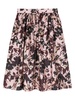 floral-print midi skirt 