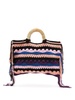 Vera striped crochet tote bag