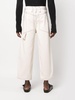 wide-leg cropped trousers