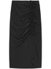 Ganni Midi Skirt With Ornamental Bows