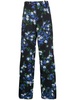 all-over floral-print trousers