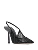 Gilda mesh-panel pumps