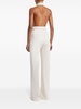 belted halterneck jumpsuit