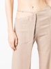 asymmetric wide-leg trousers