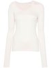 long-sleeve asymmetric T-shirt