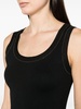 studed scoop-neck tank top