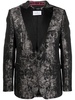 Gothic Plein Jacquard blazer