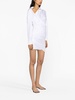 asymmetric cotton shirtdress