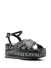 70mm logo-print wedge sandals