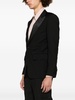 satin-trim tuxedo jacket