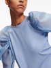 Hun Kim's Edit organza-sleeve top