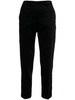 pressed-crease tailored trousers 