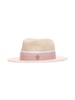 André straw Fedora hat