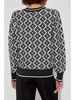 monogram-pattern crew-neck sweater 