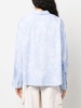 cloud-print long-sleeved shirt