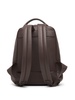 Triparto leather backpack