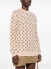 crescent-moon-jacquard sweater