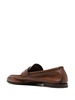 penny-slot leather loafers