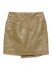 wrap mini skirt