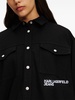 logo-embroidered overshirt