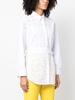 perforated belted-waist shirt