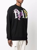 graphic-print cotton sweatshirt