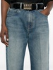 mid-rise straight-leg jeans